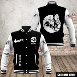 Welder Style Baseball Jacket For Fans