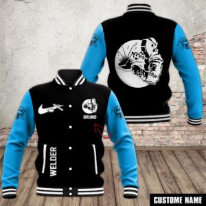 Welder Style Baseball Jacket For Fans