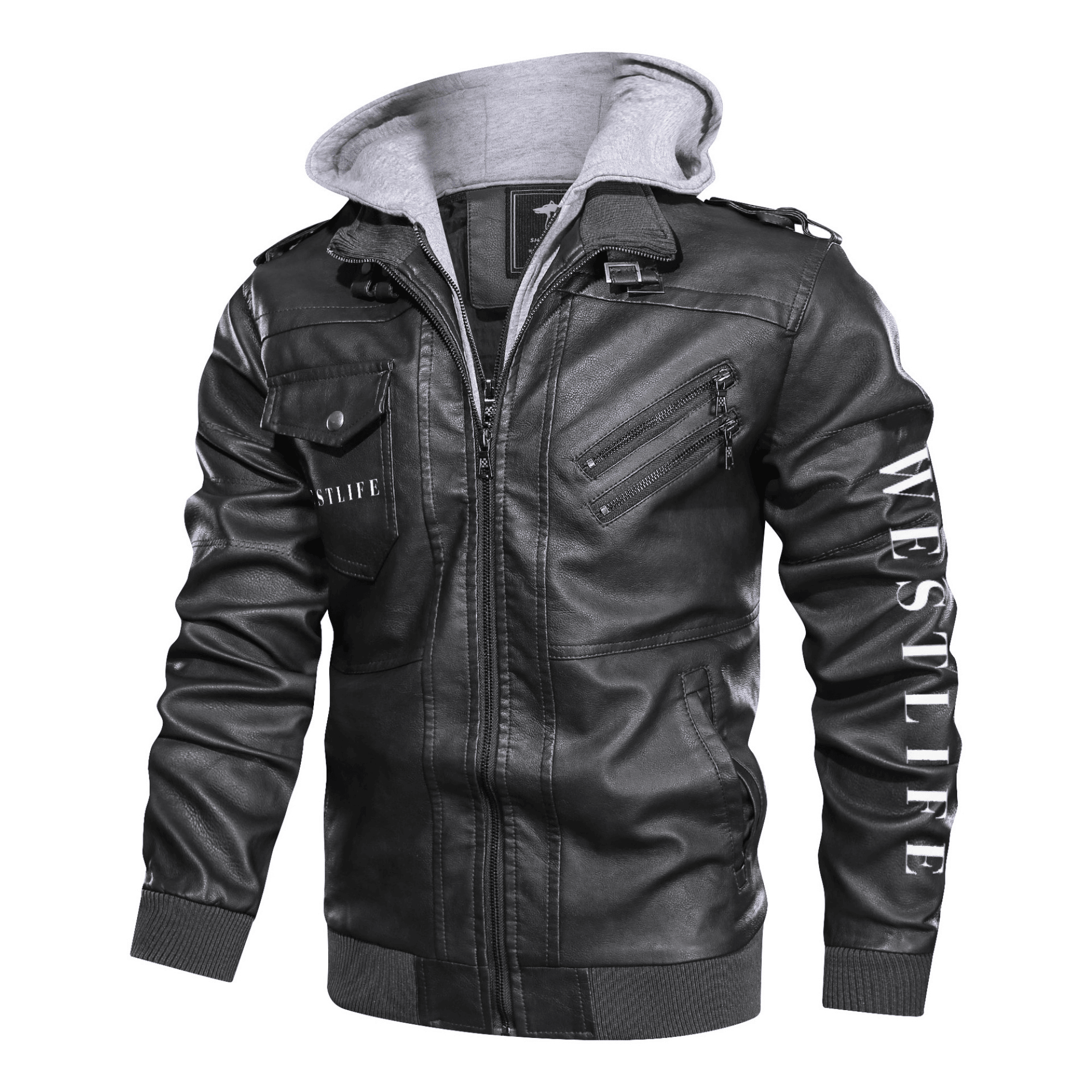 Westlife Music Style Leather Jacket For Fans