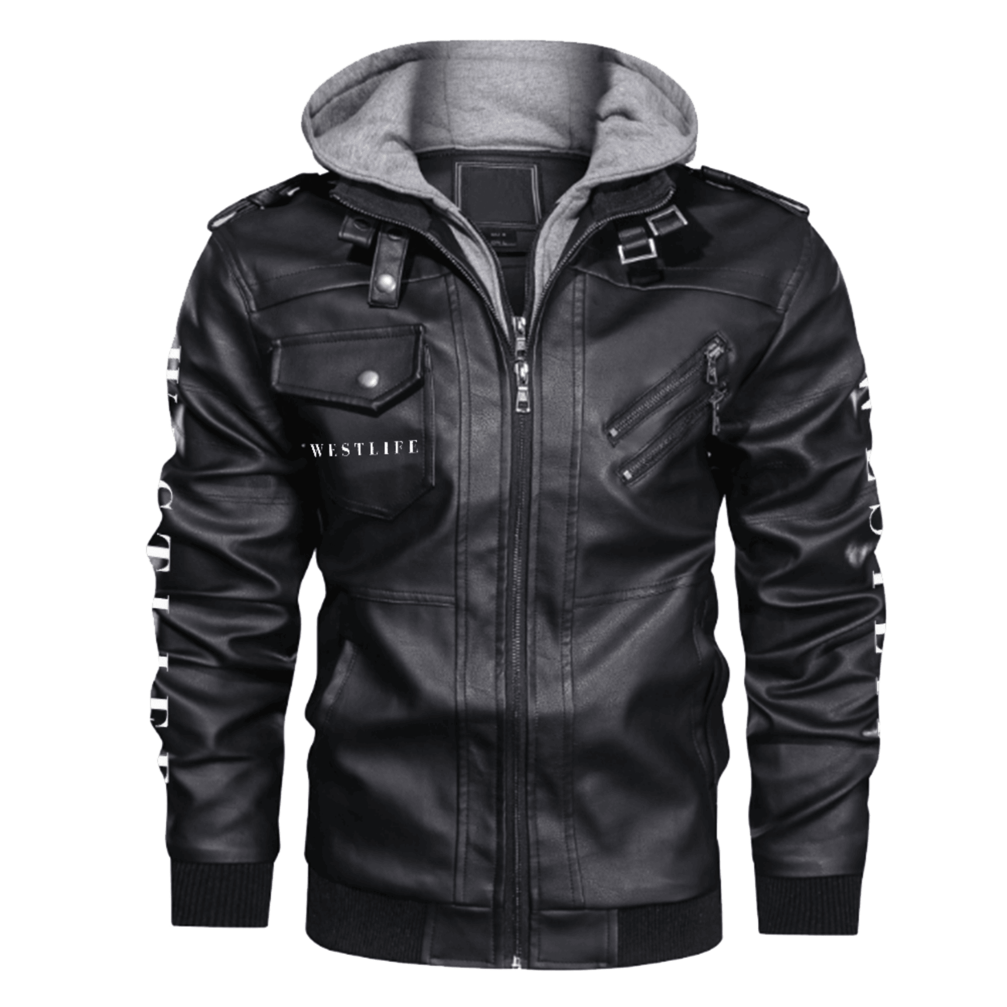 Westlife Music Style Leather Jacket For Fans
