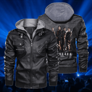 Westlife Music Style Leather Jacket For Fans
