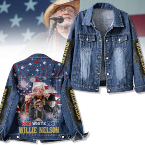Willie Nelson Music Denim Jacket Gift For Fans