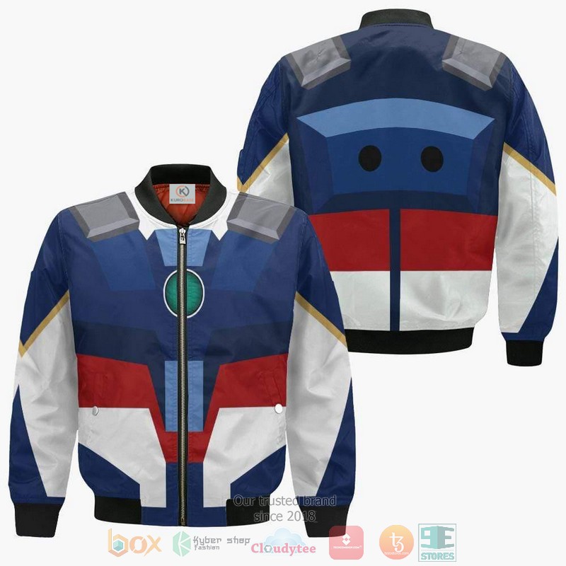 Wing Zero Mobile Suit Gundam Wing Anime Anime Style Bomber Jacket For Fans