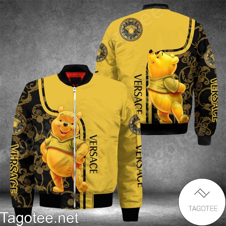 Winnie the Pooh Cartoon Style Bomber Jacket For Fans