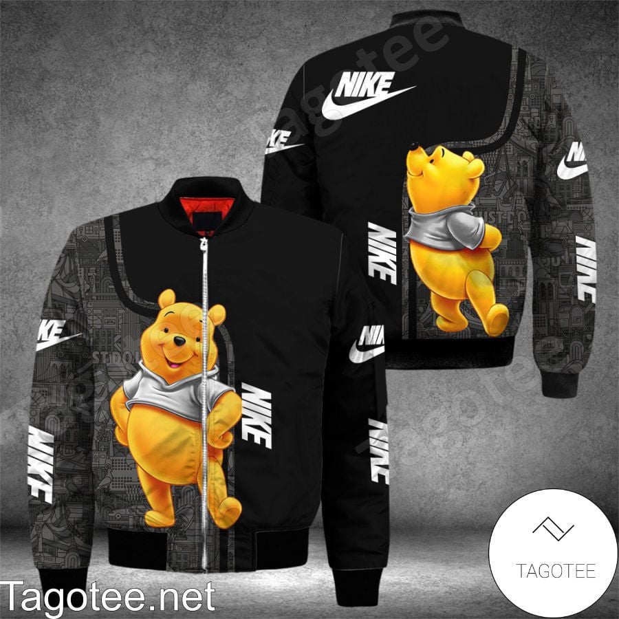 Winnie the Pooh Cartoon Style Bomber Jacket For Fans