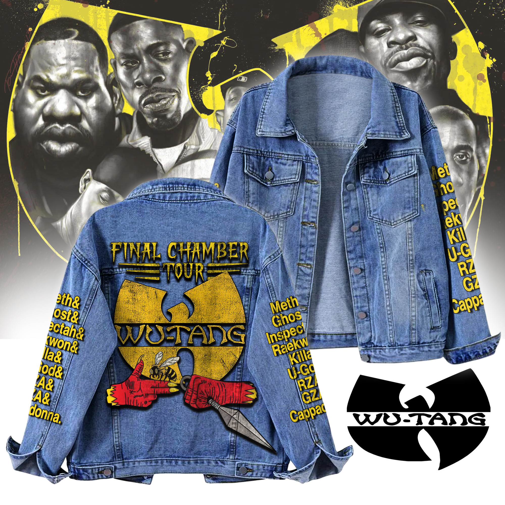 Wu-Tang Clan Music Denim Jacket Gift For Fans