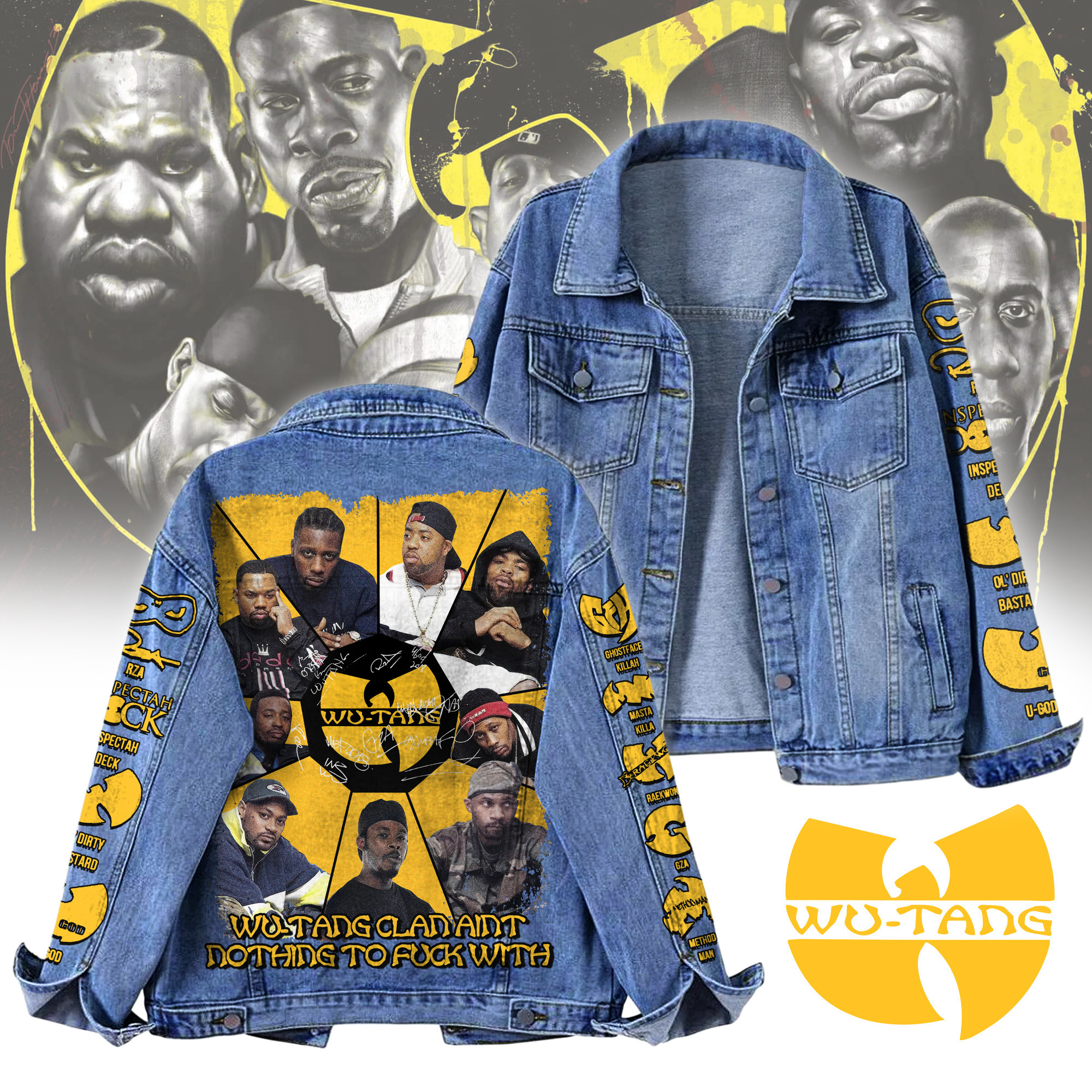 Wu-Tang Clan Music Denim Jacket Gift For Fans