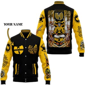 Wu-Tang Clan Music Style Baseball Jacket For Fans