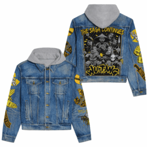 Wu-Tang Clan Music Style Hooded Denim Jacket For Fans