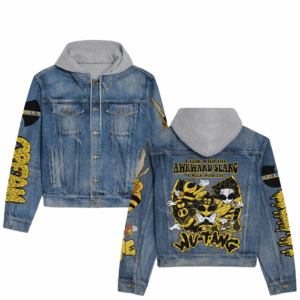 Wu-Tang Clan Music Style Hooded Denim Jacket For Fans