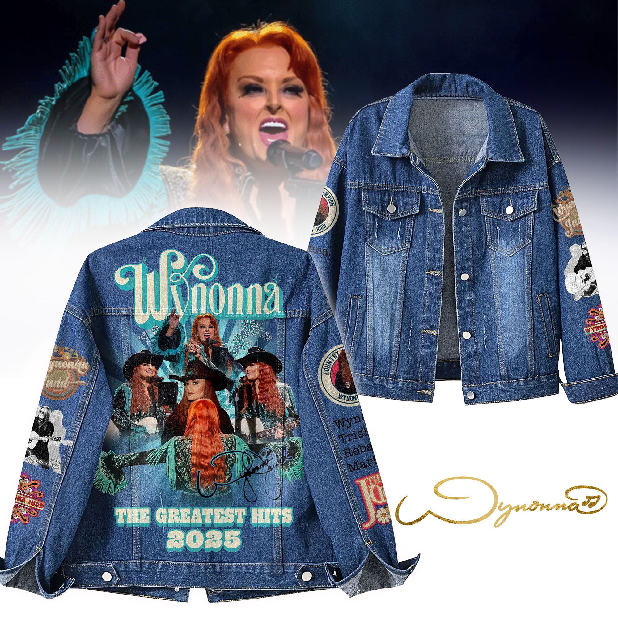 Wynonna Judd Music Denim Jacket Gift For Fans