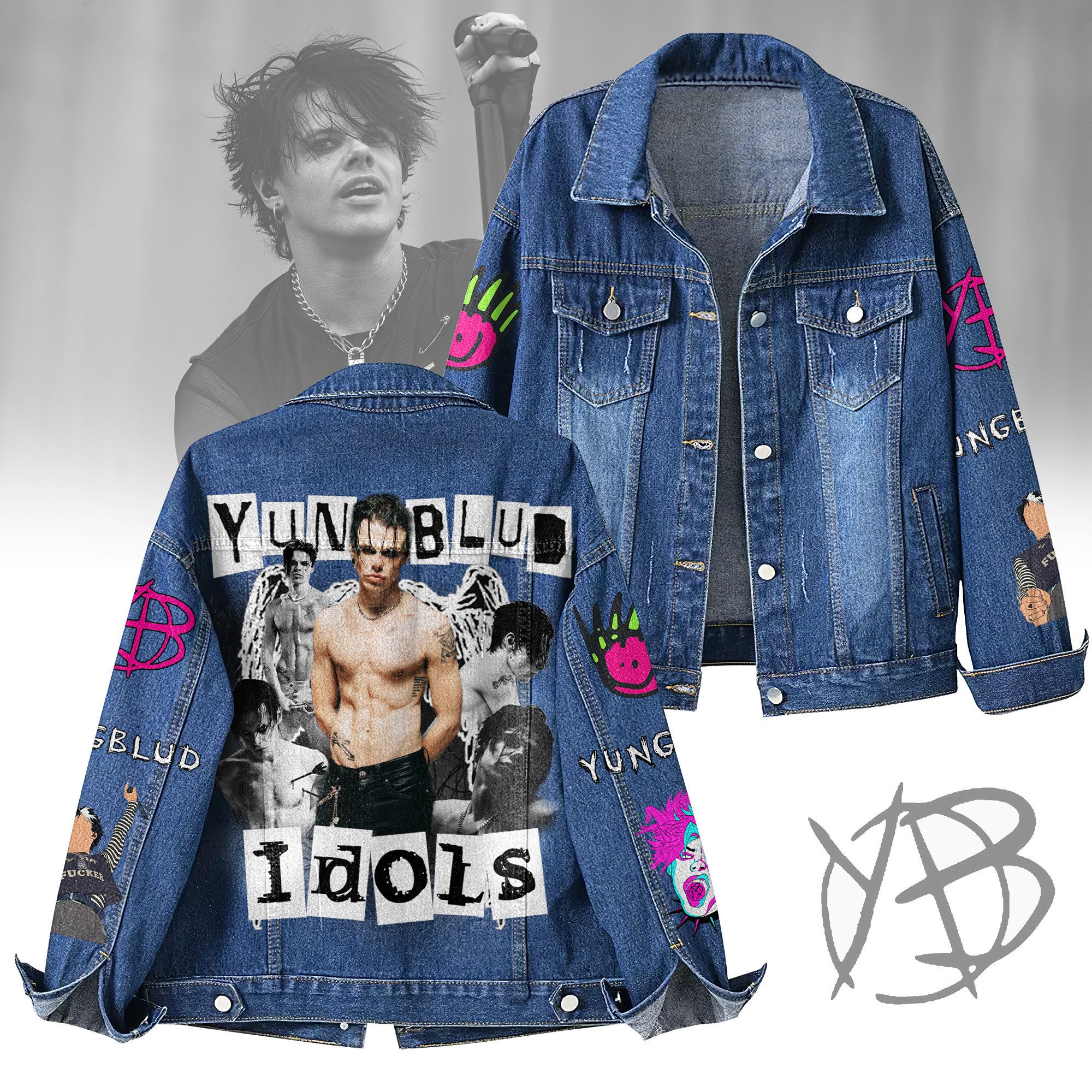 Yungblud Music Denim Jacket Gift For Fans