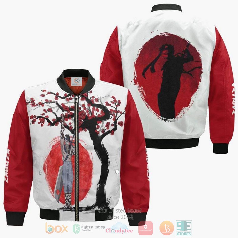 Zabuza Naruto Outfits Anime Ninja Under The Sun Anime Style Bomber Jacket For Fans