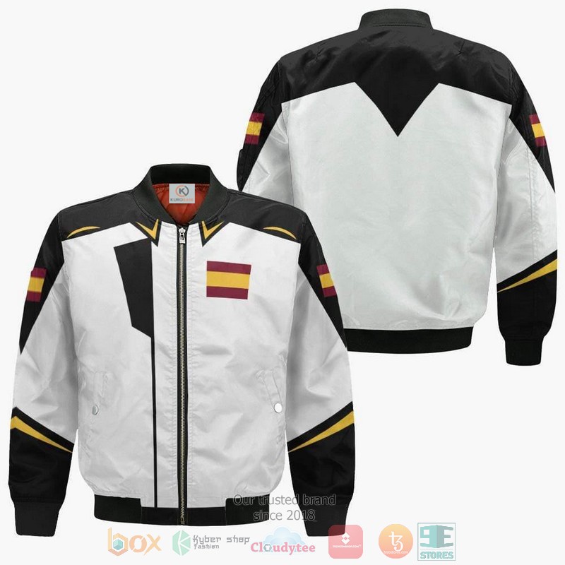 Zaft White Cosplay Costume Mobile Suit Gundam Anime Anime Style Bomber Jacket For Fans