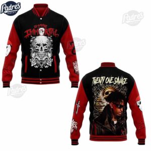 21 Savage Music Style Baseball Jacket For Fans
