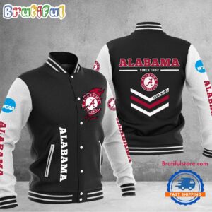 Alabama Crimson Tide NCAA Style Baseball Jacket For Fans