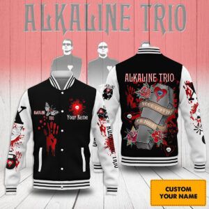 Alkaline Trio Music Style Baseball Jacket For Fans
