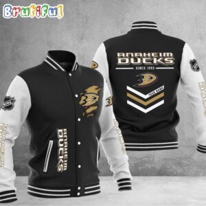 Anaheim Ducks NHL Style Baseball Jacket For Fans