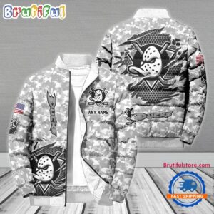 Anaheim Ducks NHL Style Puffer Jacket For Fans
