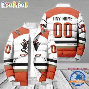 Anaheim Ducks NHL Style Puffer Jacket For Fans