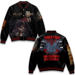 Arcane Jinx League Of Legends VI Games Style Baseball Jacket For Fans