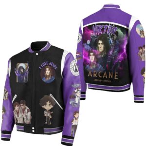 Arcane Viktor Jin Games Style Baseball Jacket For Fans