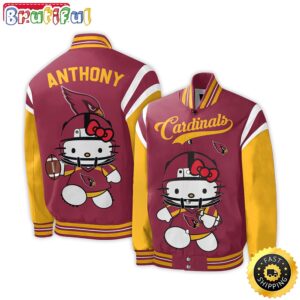 Arizona Cardinals NFL Style Baseball Jacket For Fans
