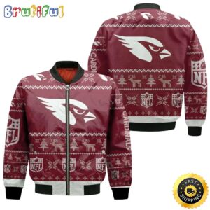 Arizona Cardinals NFL Style Bomber Jacket For Fans
