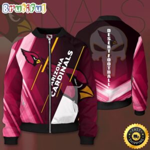 Arizona Cardinals NFL Style Bomber Jacket For Fans