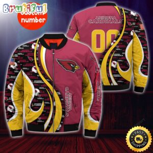 Arizona Cardinals NFL Style Bomber Jacket For Fans