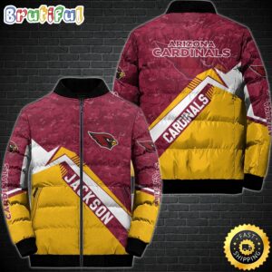Arizona Cardinals NFL Style Puffer Jacket For Fans