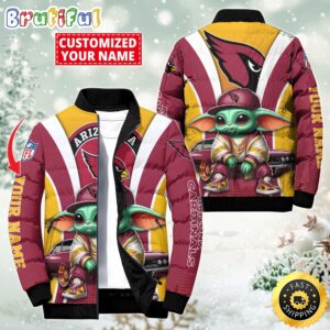 Arizona Cardinals NFL Style Puffer Jacket For Fans