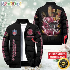 Arizona Cardinals NFL Style Puffer Jacket For Fans