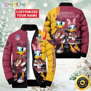 Arizona Cardinals NFL Style Puffer Jacket For Fans