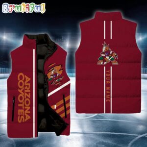 Arizona Coyotes NHL Style Sleeveless Puffer Jacket For Fans