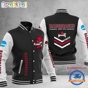 Arkansas Razorbacks NCAA Style Baseball Jacket For Fans