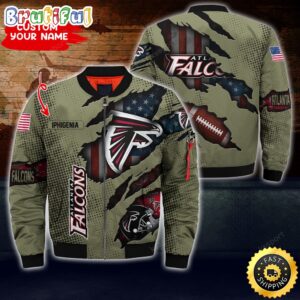 Atlanta Falcons NFL Style Bomber Jacket For Fans