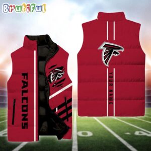 Atlanta Falcons NFL Style Sleeveless Puffer Jacket For Fans