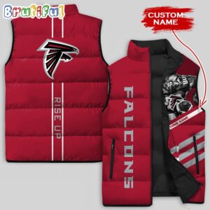 Atlanta Falcons NFL Style Sleeveless Puffer Jacket For Fans