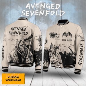 Avenged Sevenfold Music Style Baseball Jacket For Fans