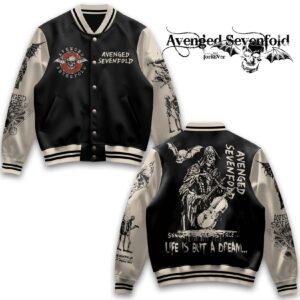 Avenged Sevenfold Music Style Baseball Jacket For Fans