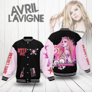 Avril Lavigne Music Style Baseball Jacket For Fans