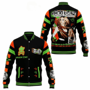 Avril Lavigne Music Style Baseball Jacket For Fans