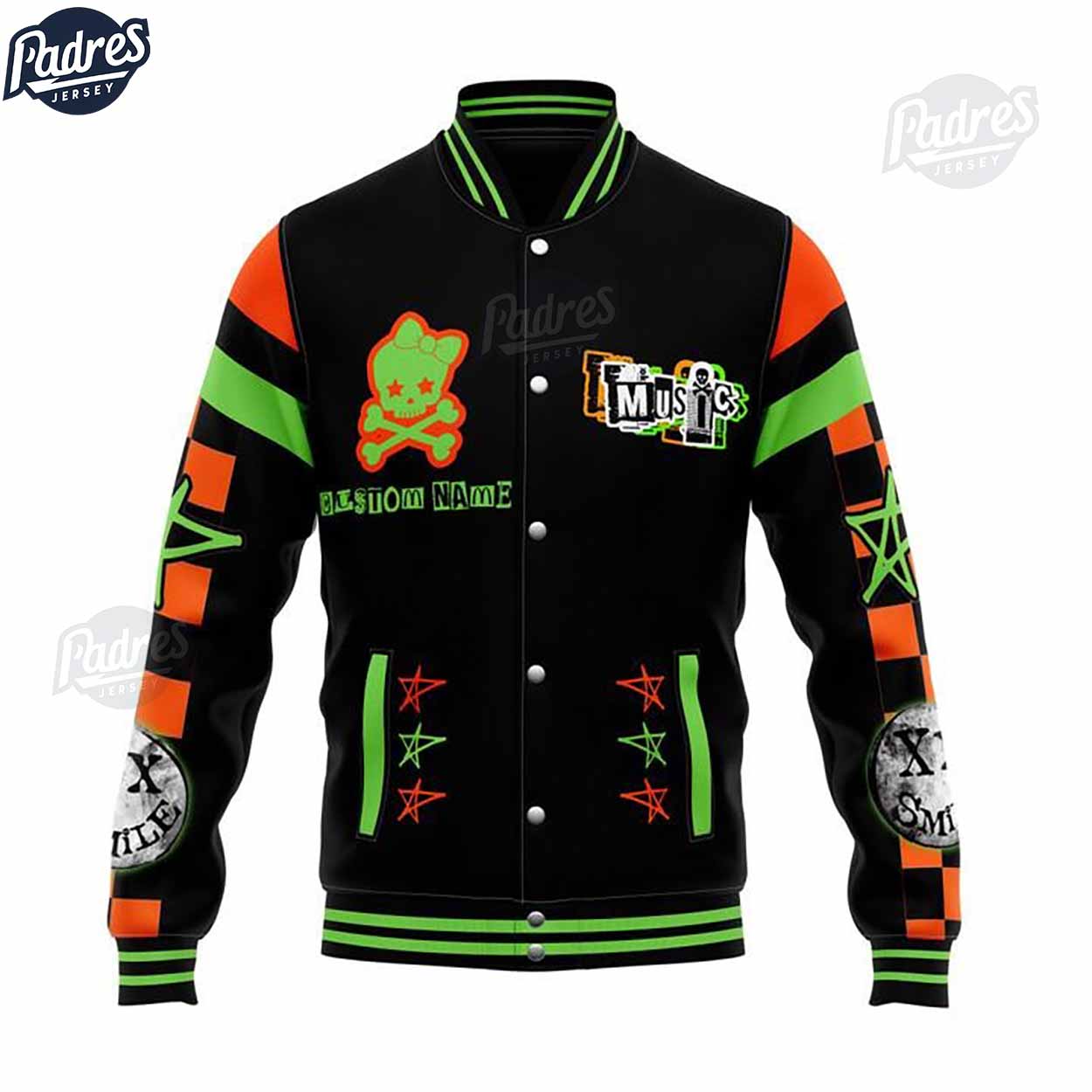 Avril Lavigne Music Style Baseball Jacket For Fans
