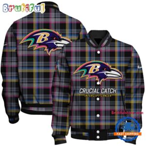 Baltimore Ravens NFL Style Baseball Jacket For Fans