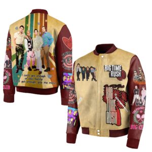 Big Time Rush Music Style Baseball Jacket For Fans