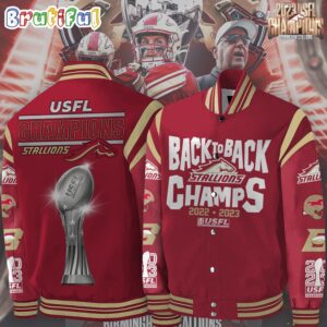 Birmingham Stallions UFL Style Baseball Jacket For Fans