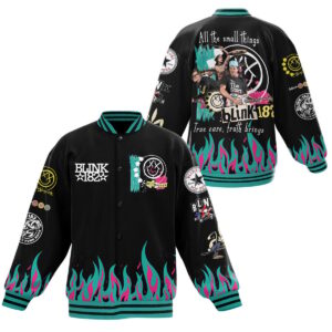 Blink-182 Music Style Baseball Jacket For Fans