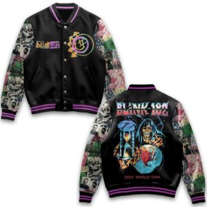 Blink-182 Music Style Baseball Jacket For Fans