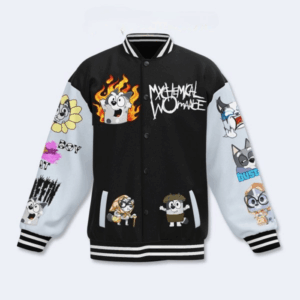 Bluey Cartoon Style Baseball Jacket For Fans